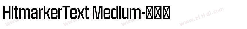 HitmarkerText Medium字体转换 HitmarkerText Medium字体转换